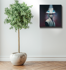Tranquil Serenity's Embrace Canvas - Minimalist Abstract Art