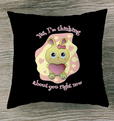 I Am Thinking About You  Indoor Pillow