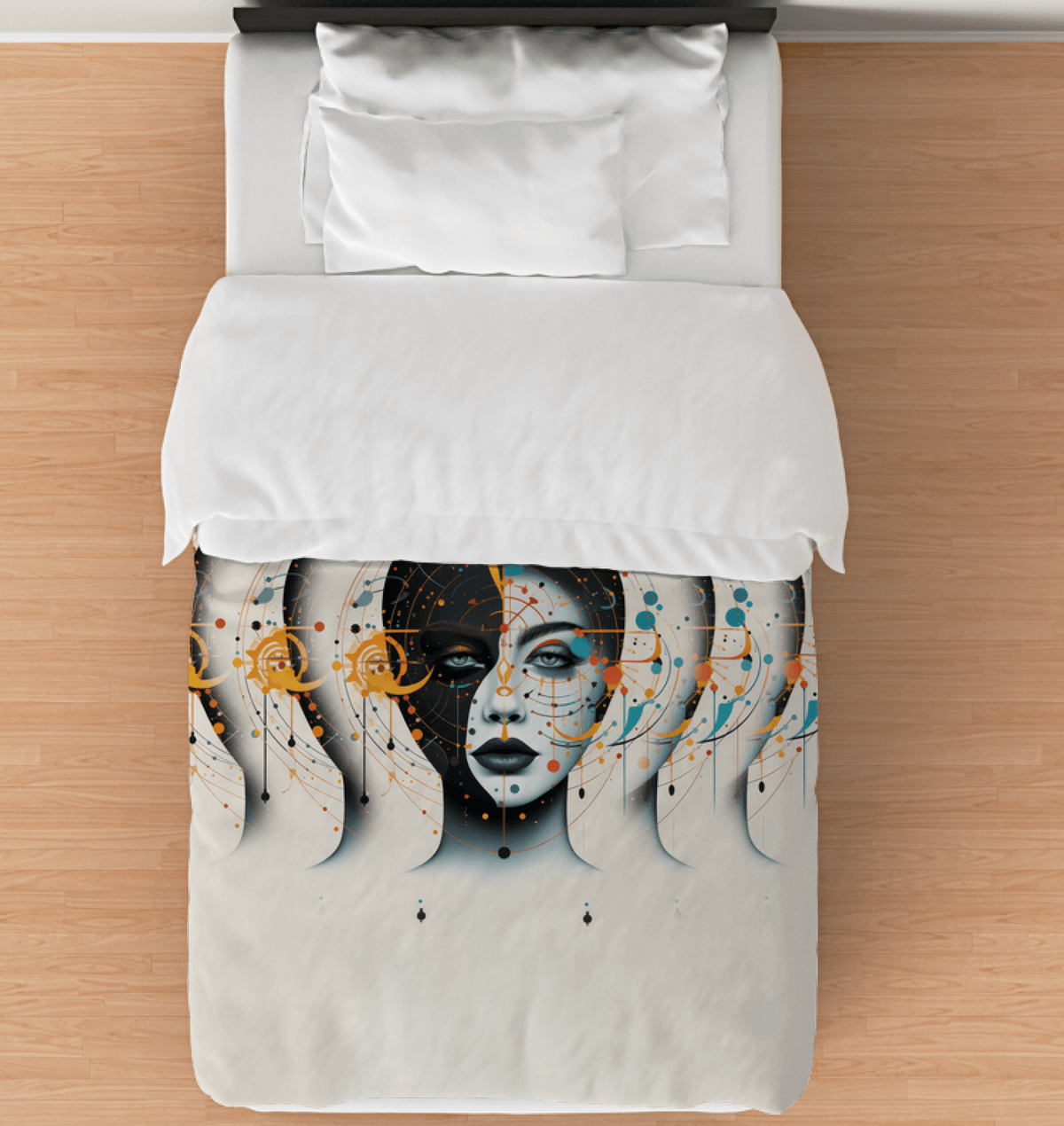 Mystical Melodies Art Duvet Cover - Beyond T-shirts