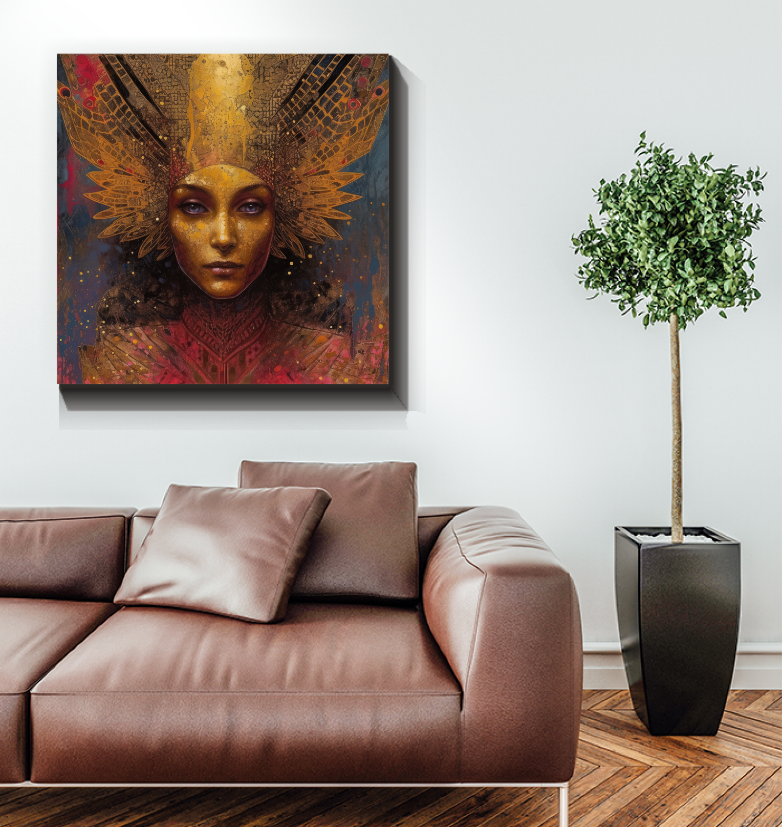 Luxe Velvet Canvas art with rich, vibrant colors.