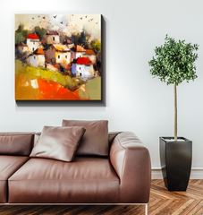 Wildflower Meadow Wrapped Canvas