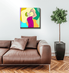 Singing Guy1 Wrapped Canvas - Beyond T-shirts