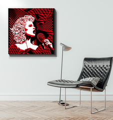 Punk Pulse Wrapped Canvas