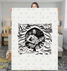 Pop Art Sherpa Blanket