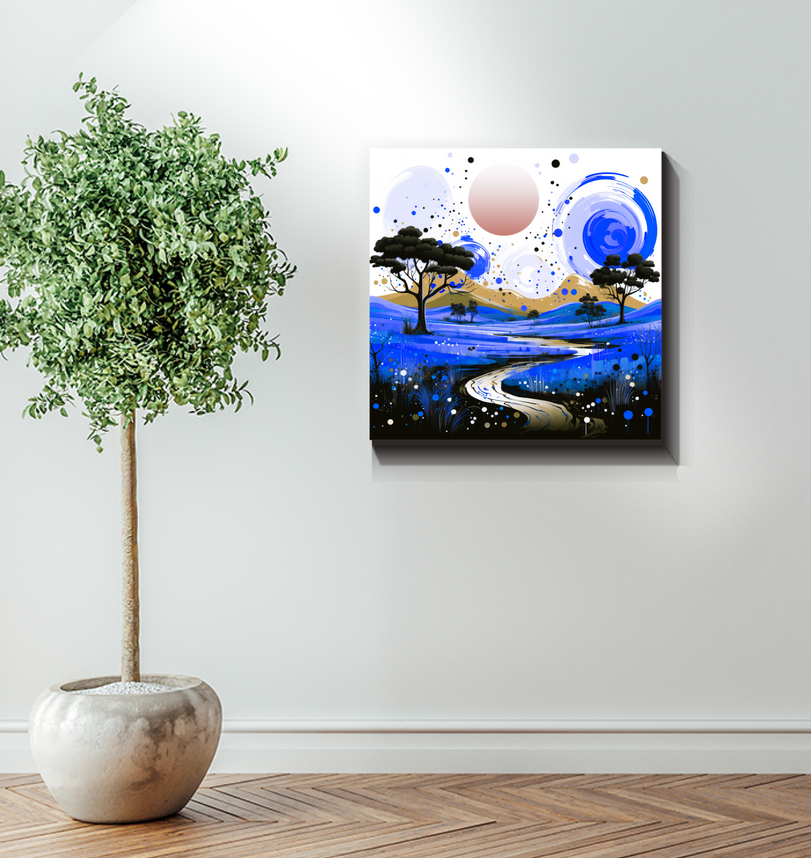 Captivating Canyon Desert Landscape Canvas