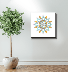 Earthy Mandala Terracotta Tile - Beyond T-shirts