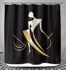 Art of Elegance Shower Curtain - Beyond T-shirts