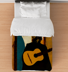 Rhythmic Reverie Comforter Set: Musical Notes Retreat - Beyond T-shirts