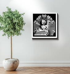 Folk Revival Wrapped Canvas