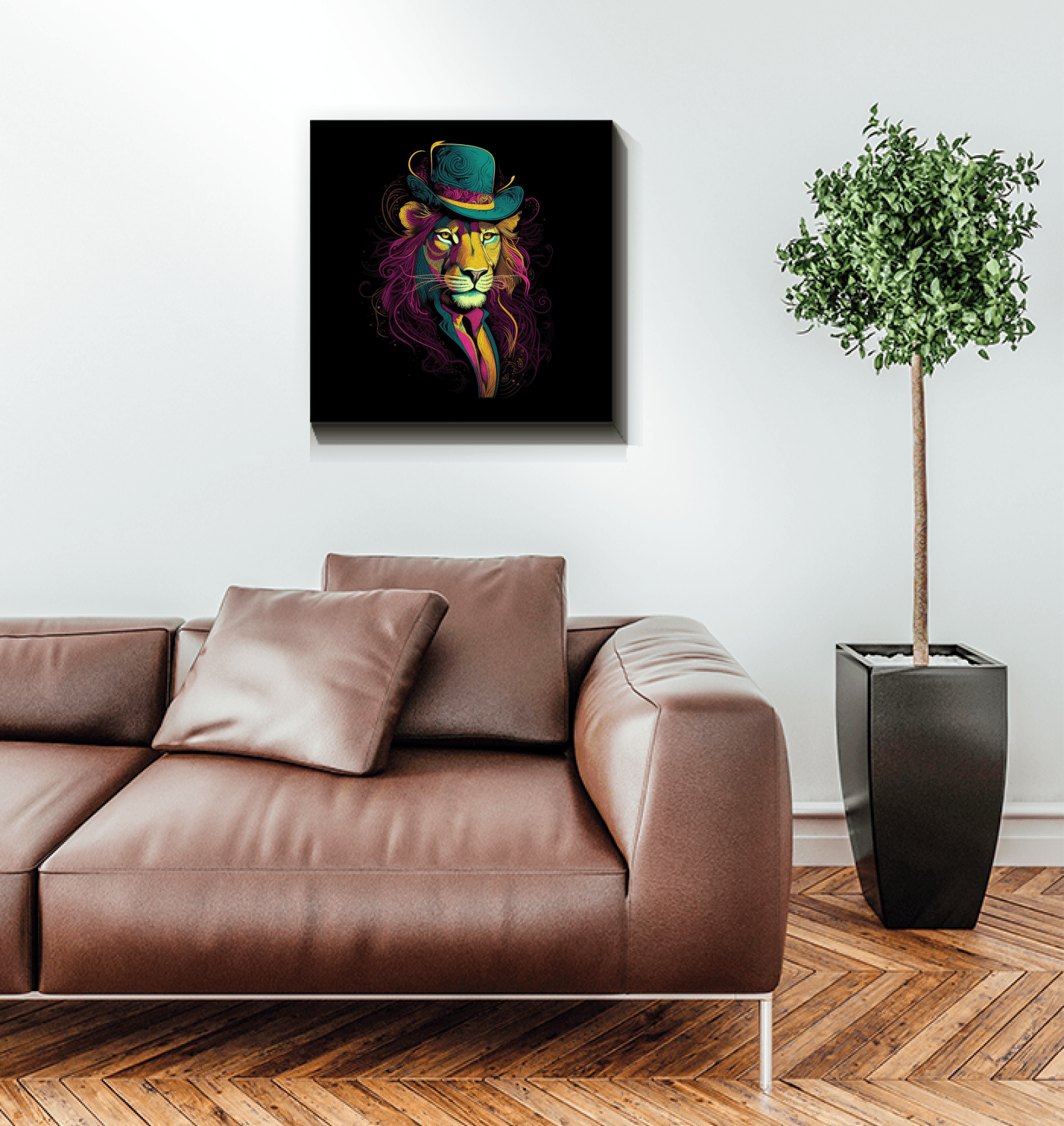 Regal Stare Canvas Art - Beyond T-shirts