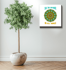 Floral Mandala Art Piece - Beyond T-shirts