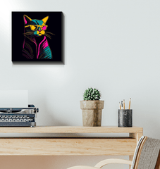 Whiskered Wonder Canvas - Beyond T-shirts