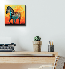 Zebra Foal Innocence Canvas - Beyond T-shirts