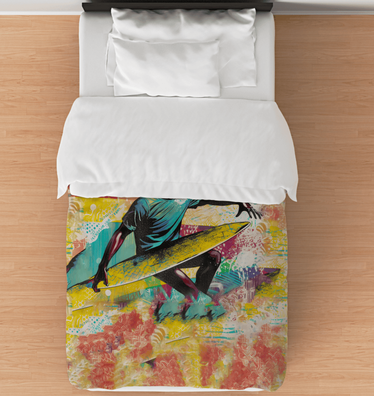 Surfing 1 45 Duvet Cover - Beyond T-shirts