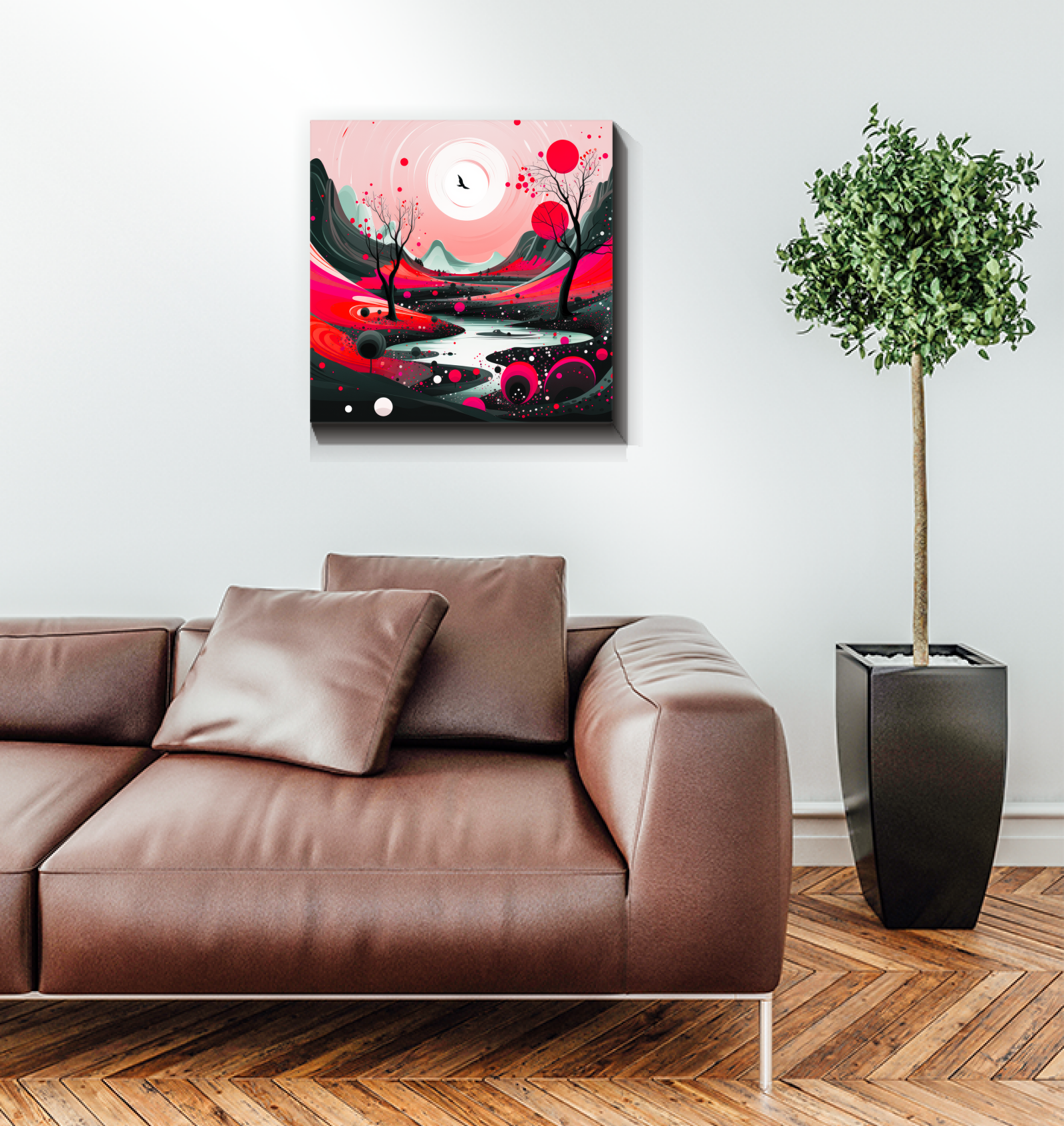 Mystical Meadows: Landscape Canvas Art