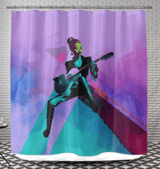 Elegance Defined Fashion Jam Shower Curtain - Beyond T-shirts
