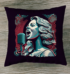 Rock 'n' Roll Reverie Indoor Pillow