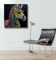 Graceful Zebra Stripes Canvas - Beyond T-shirts