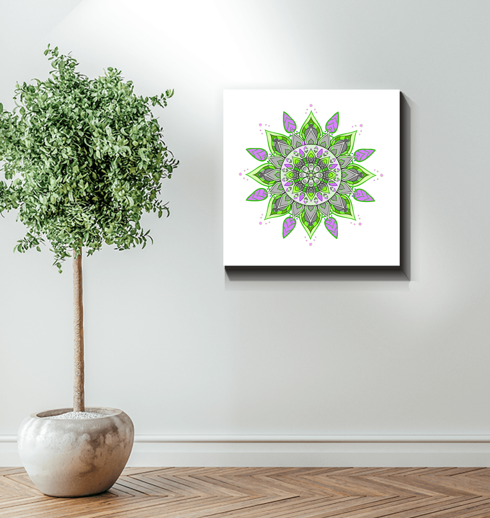 Mandala Zen Garden Wall Panel - Beyond T-shirts