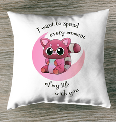 I Want To Spend My Life With You Outdoor Pillow