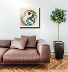 Whirl and Halt canvas perfect for living room or studio.