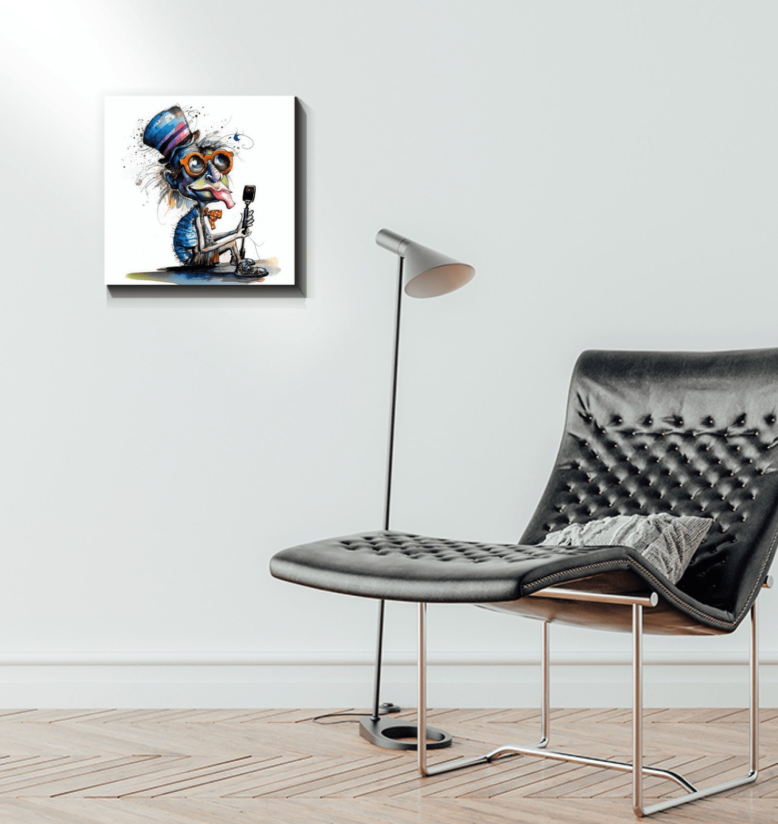 Tuneful Taunts Caricature Art Canvas - Beyond T-shirts