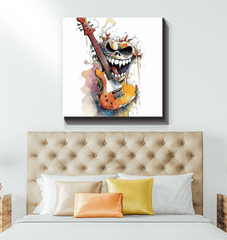 Beat-bopping Buffoonery Caricature Art Canvas - Beyond T-shirts