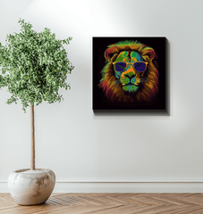 Roaring Majesty Canvas Print - Beyond T-shirts