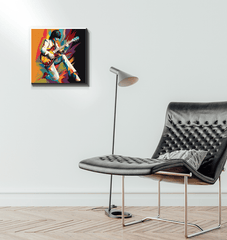 Runway Fusion All-Over Print Wrapped Canvas - Beyond T-shirts