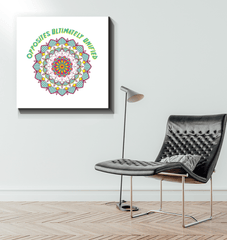 Celestial Sun And Moon Mandala Canvas - Beyond T-shirts