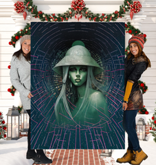 Urban Tranquility Beyond Style Sherpa Blanket with modern design.