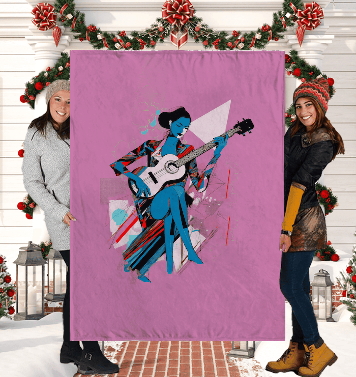Fashion Fusion Delight Sherpa Blanket - Beyond T-shirts