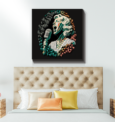 Rock Riffs Wrapped Canvas
