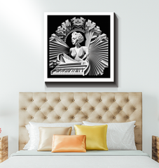 Folk Revival Wrapped Canvas