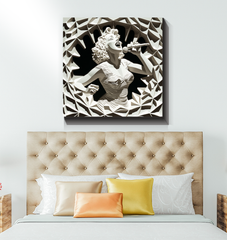 Country Roads Wrapped Canvas