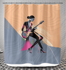 Artful Runway Moments Shower Curtain - Beyond T-shirts