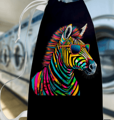 Zealous Zebra Laundry Bag - Beyond T-shirts