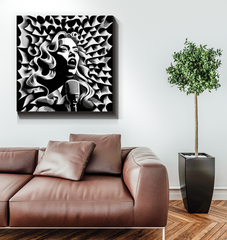 Acoustic Aura Wrapped Canvas