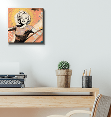 Side view of Surfing 5 01 Wrapped Canvas