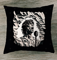 Lyric Leaf Outdoor Pillow