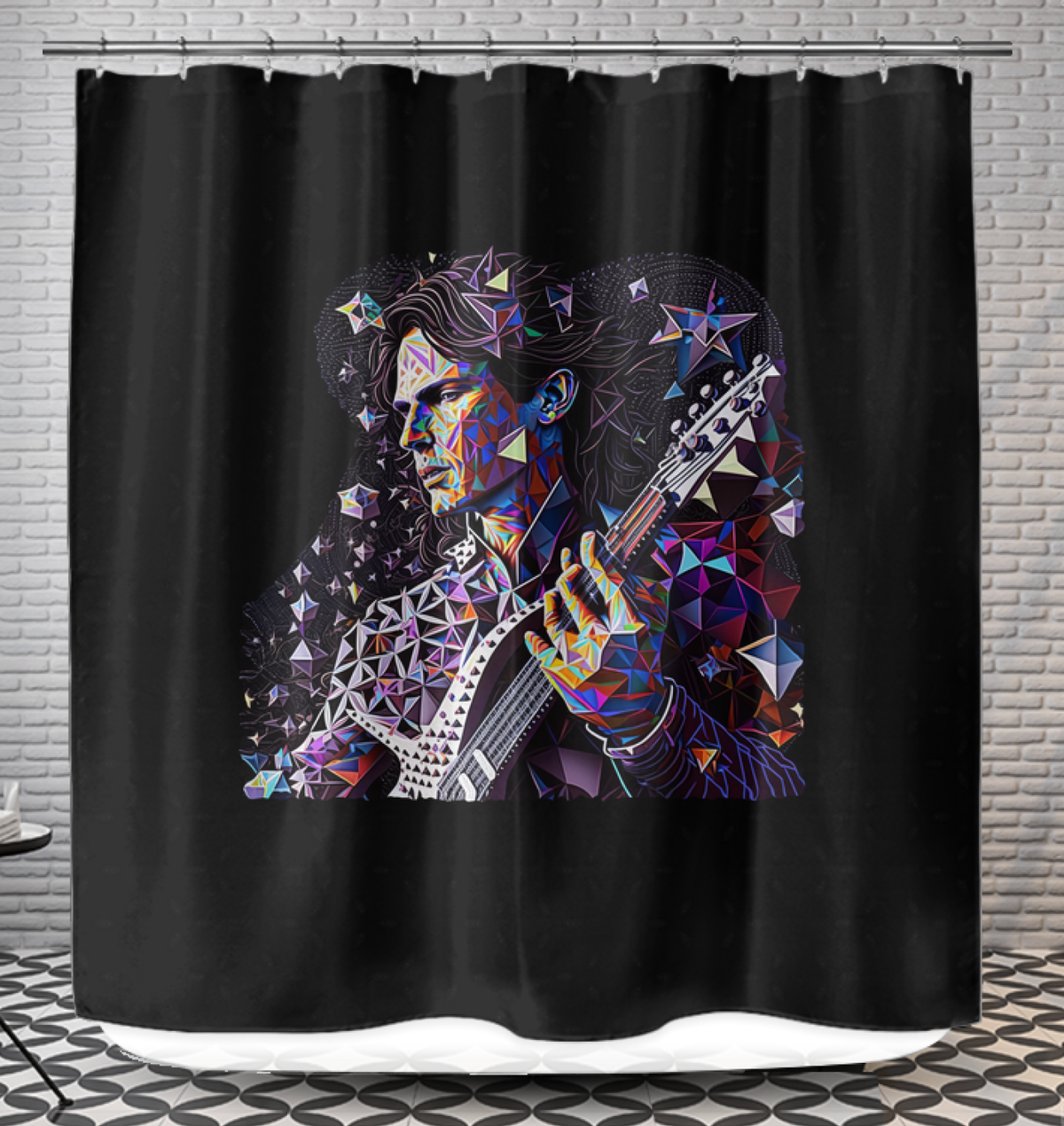 Hip-Hop Hues Shower Curtain