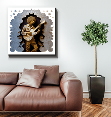 Melodious Muse Wrapped Canvas