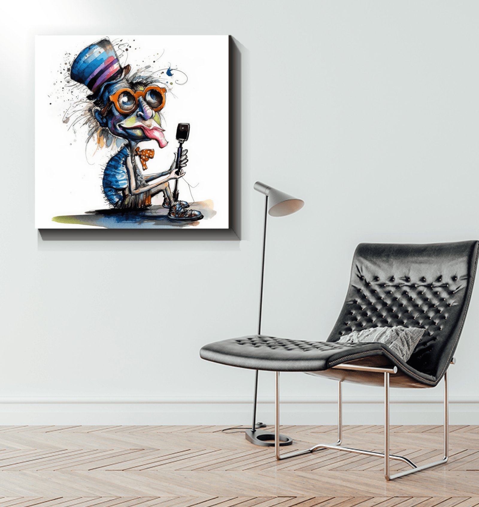 Tuneful Taunts Caricature Art Canvas - Beyond T-shirts