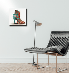 Urban Futurism - Canvas Print with Shoe Design - Beyond T-shirts