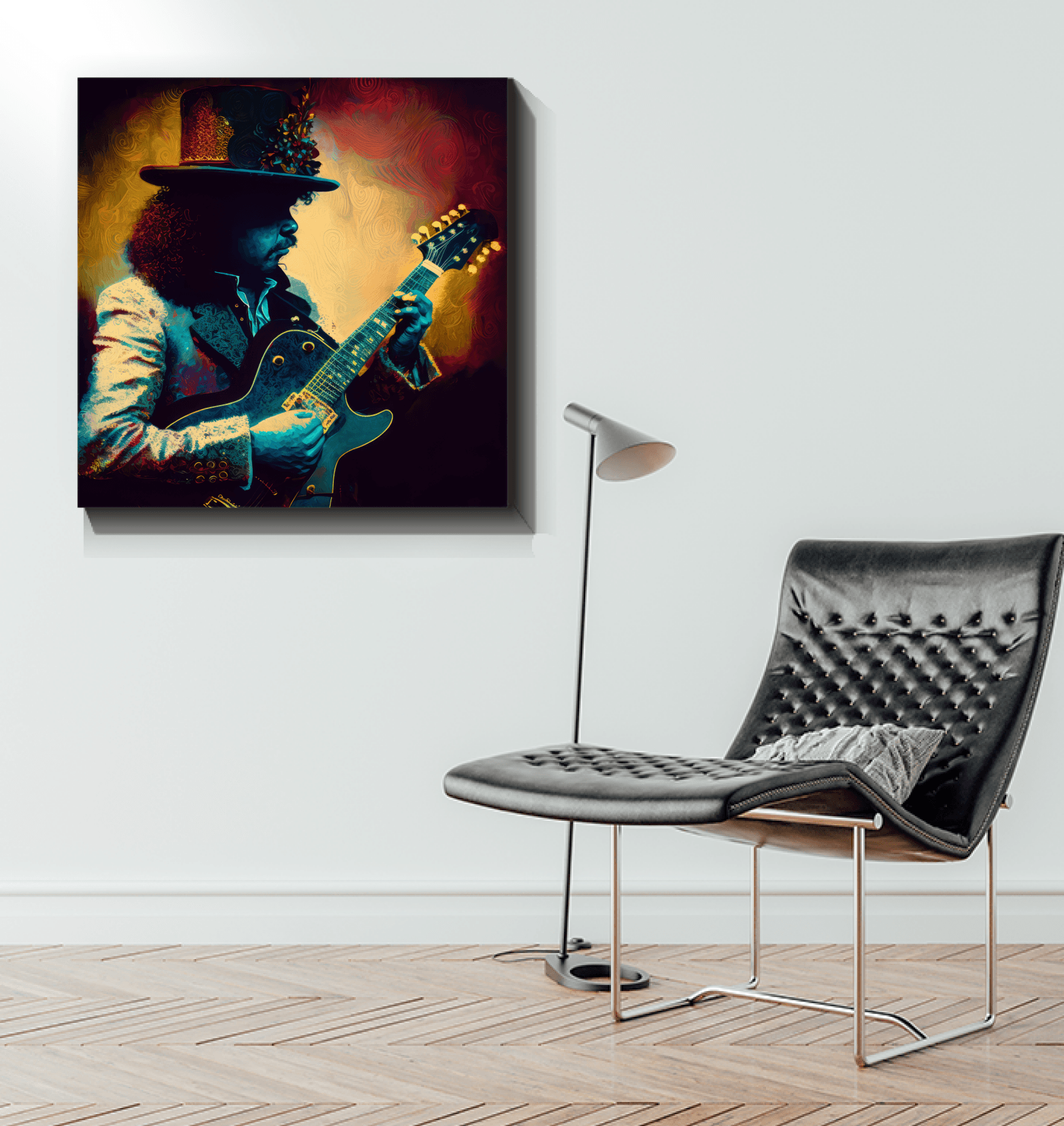 Guitar Melody Canvas Print - Beyond T-shirts