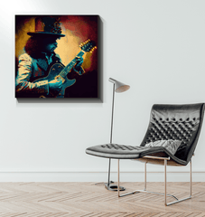 Guitar Melody Canvas Print - Beyond T-shirts