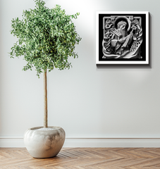 High-quality canvas art of bebop musicians