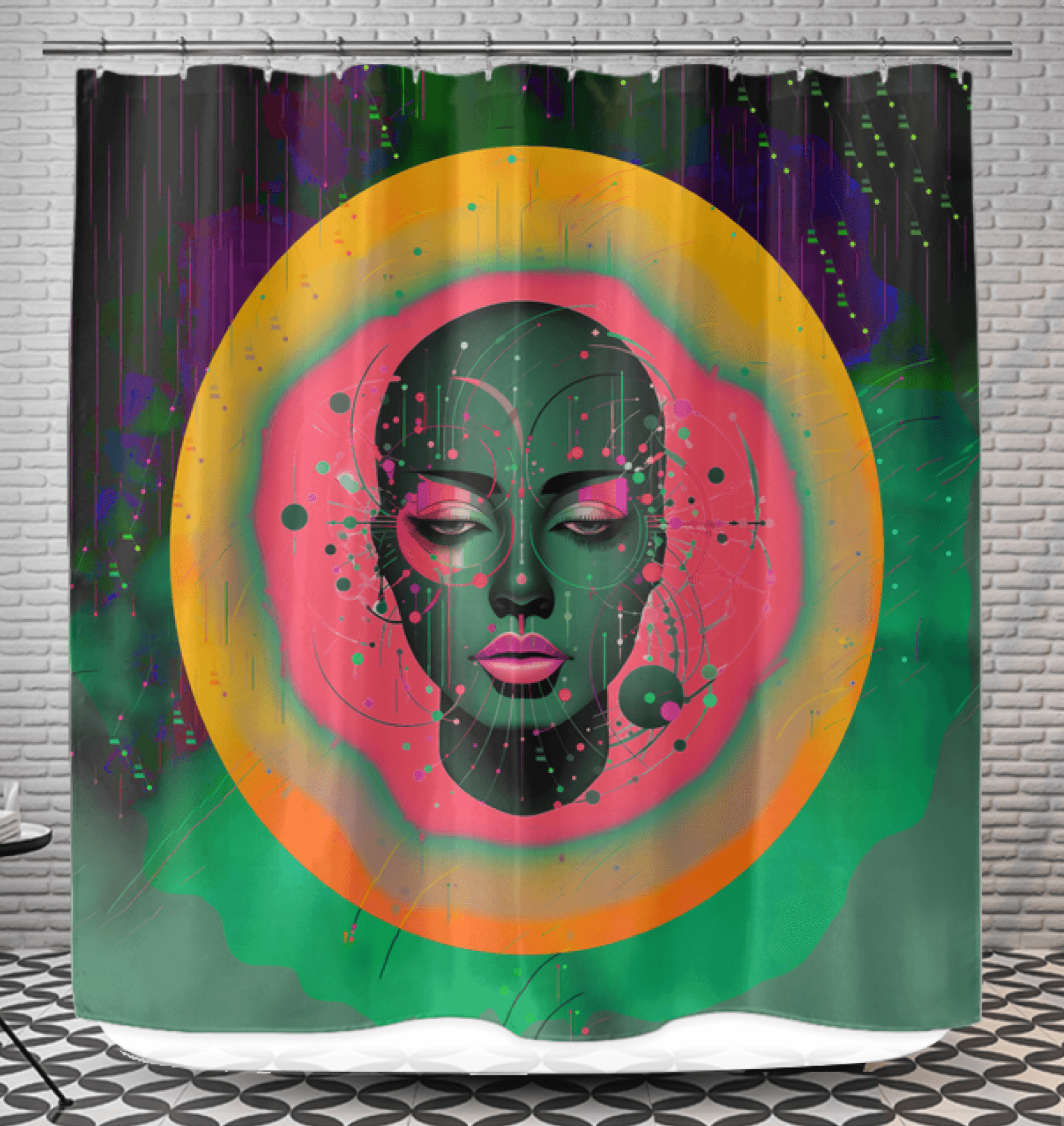 Artisan's Aura Shower Curtain - Beyond T-shirts