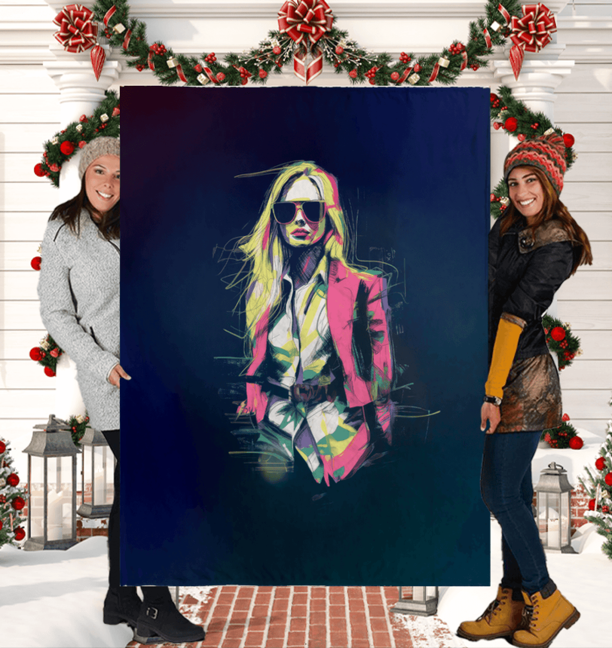 Haute and Cozy Sherpa Blanket - Beyond T-shirts