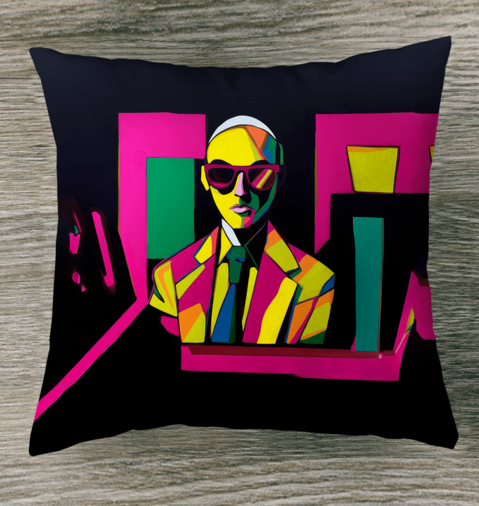 Art Deco Inspired Pillow - Beyond T-shirts